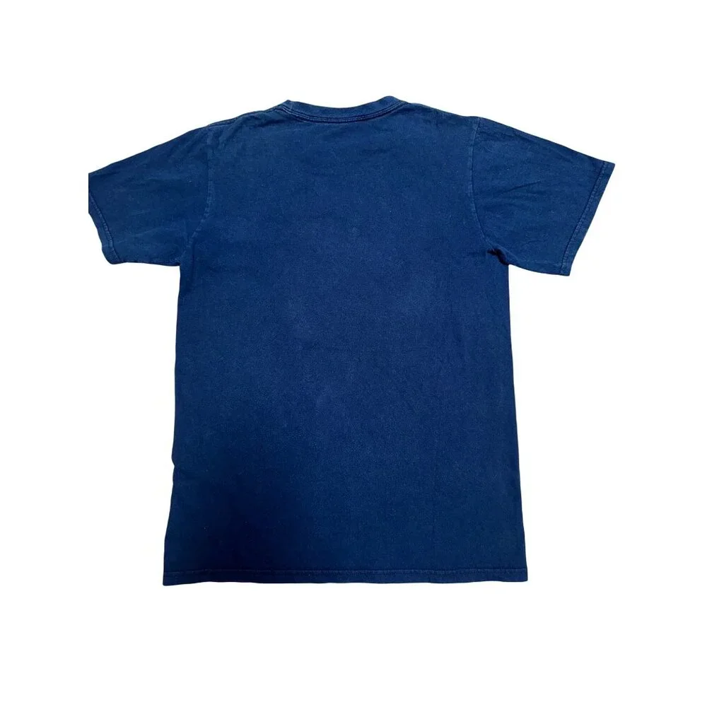 Adidas Mens Navy Blue The Go To Tee Logo Shirt Small Comfortable Stylish - Picture 5 of 10